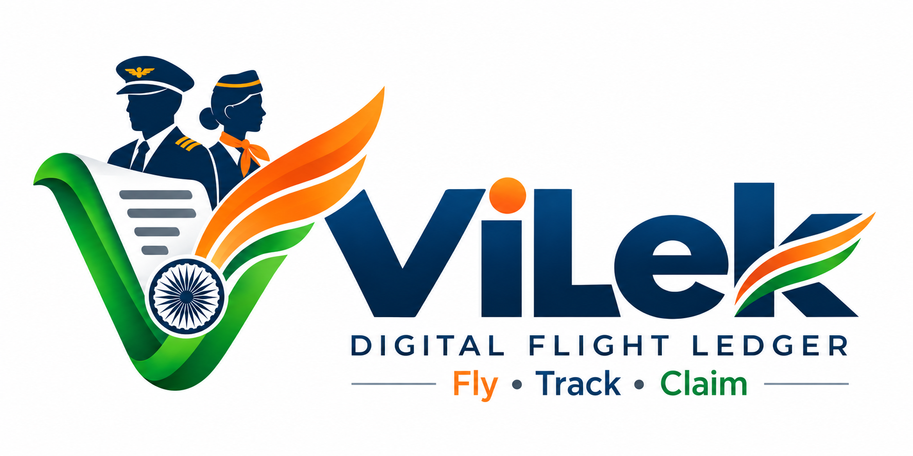 ViLek digital flight ledger dashboard